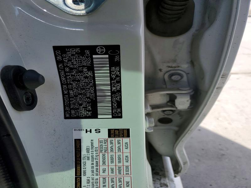 Aukcja sprzedaży 2021 Toyota Corolla, vin: JTDEAMDE7MJ011285, numer aukcji: 49494596