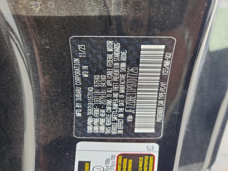 Продаж на аукціоні авто 2023 Subaru Brz, vin: JF1ZDBE11P9707726, номер лоту: 50573066