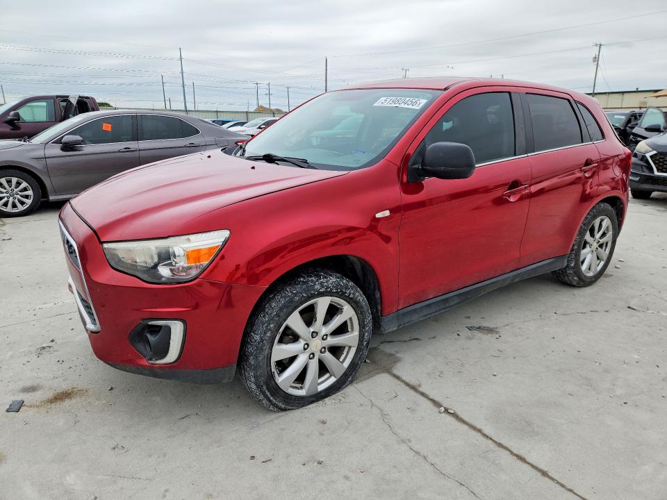 2015 Mitsubishi Outlander Sport მანქანა იყიდება აუქციონზე, vin: 4A4AP4AU7FE023837, აუქციონის ნომერი: 51980456
