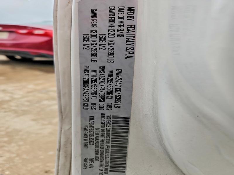2019 Ram Promaster City მანქანა იყიდება აუქციონზე, vin: ZFBHRFBB7K6L95923, აუქციონის ნომერი: 50270546
