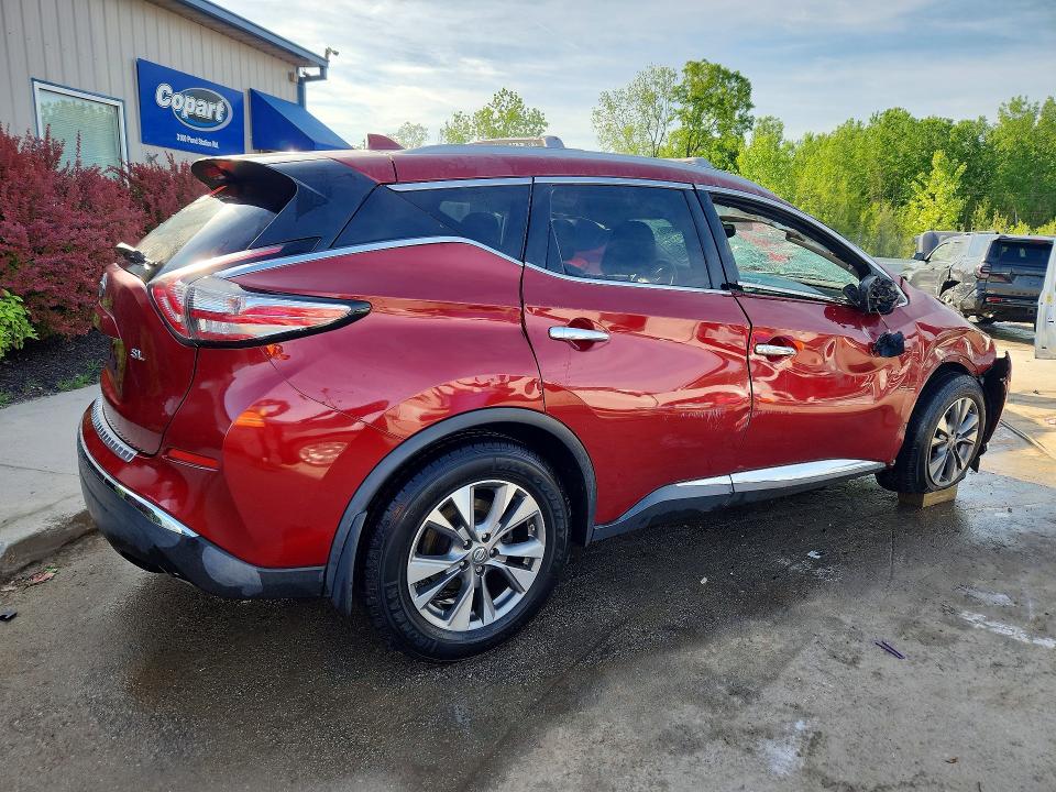 Продаж на аукціоні авто 2017 Nissan Murano, vin: 5N1AZ2MG3HN107079, номер лоту: 49910986