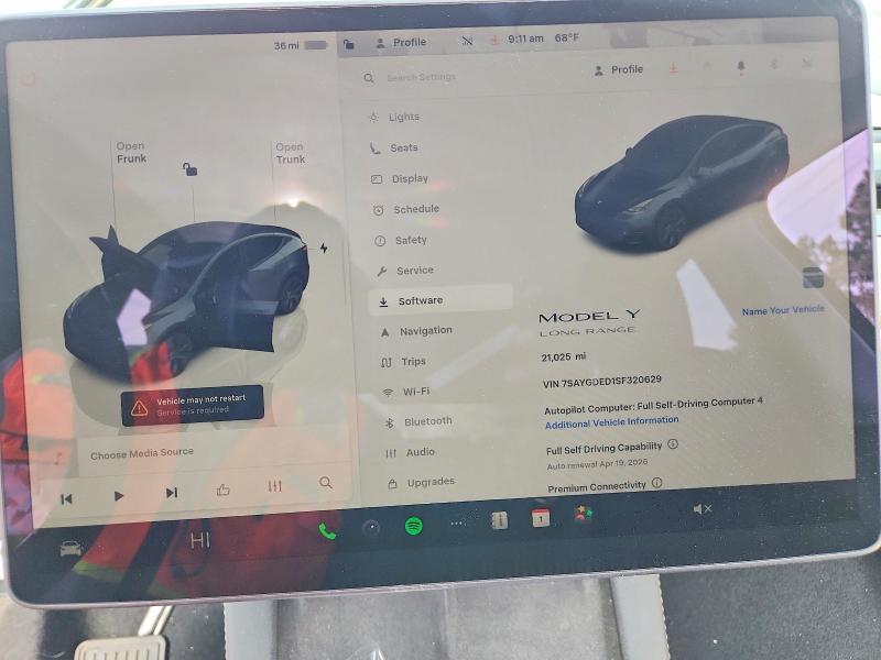 Aukcja sprzedaży 2025 Tesla Model Y, vin: 7SAYGDED1SF320629, numer aukcji: 48080566