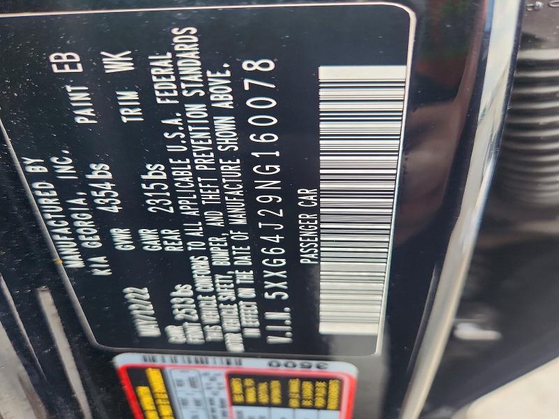 Aukcja sprzedaży 2022 Kia K5, vin: 5XXG64J29NG160078, numer aukcji: 51286726