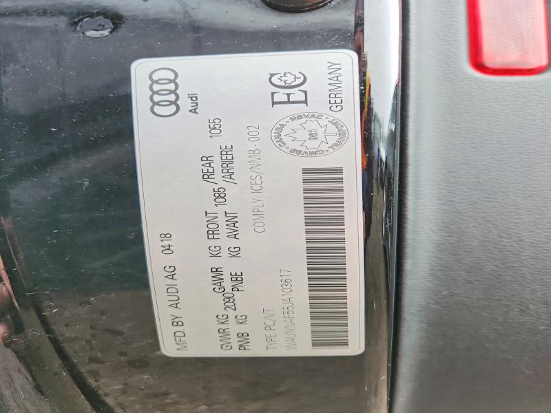 Продажа на аукционе авто 2018 Audi A5, vin: WAUNNAF55JA103617, номер лота: 48743576