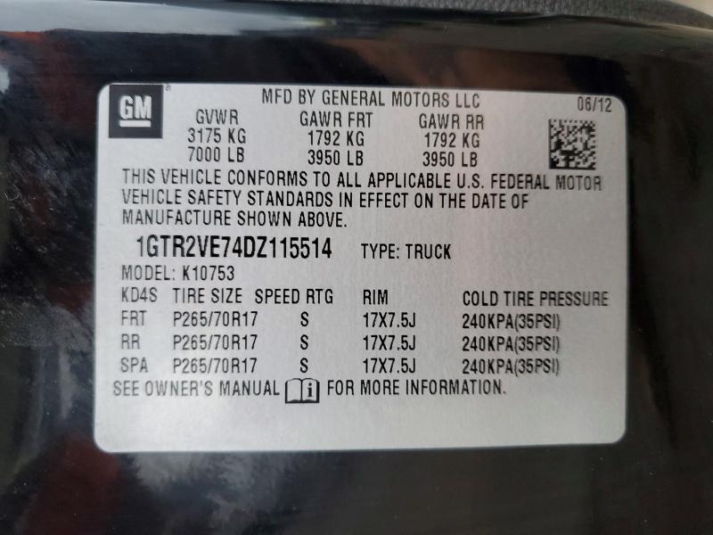 Продажа на аукционе авто 2013 Gmc Sierra, vin: 1GTR2VE74DZ115514, номер лота: 48081336