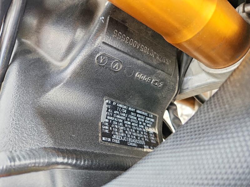 2005 Kawasaki Zx636 მანქანა იყიდება აუქციონზე, vin: JKBZXJC185A003555, აუქციონის ნომერი: 51061866