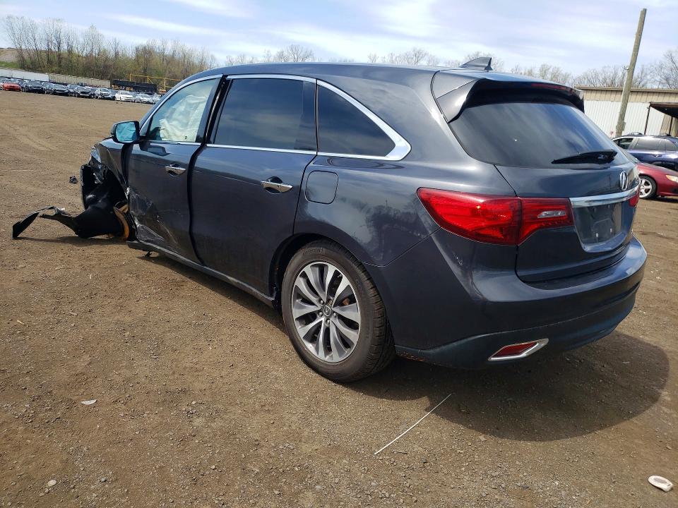Продажа на аукционе авто 2016 Acura Mdx, vin: 5FRYD4H41GB057162, номер лота: 50000506