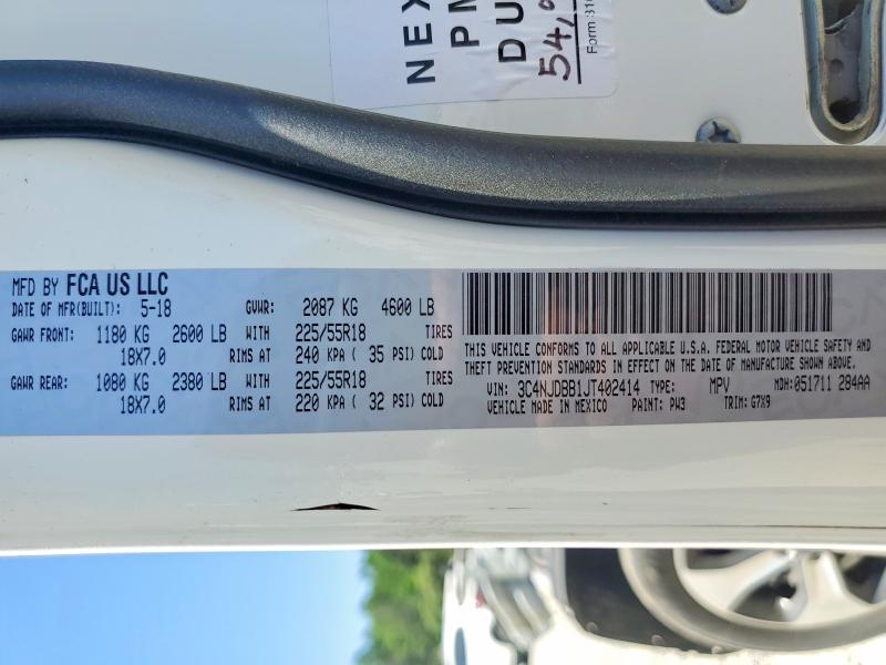 Продажа на аукционе авто 2018 Jeep Compass, vin: 3C4NJDBB1JT402414, номер лота: 50319586