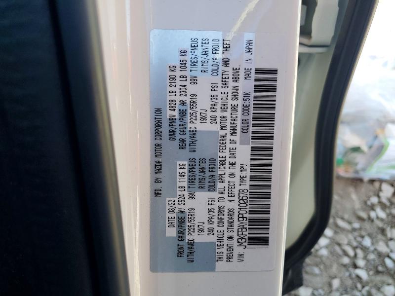 50268656 :رقم المزاد ، JM3KFBAY9P0102678 vin ، 2023 Mazda Cx-5 مزاد بيع