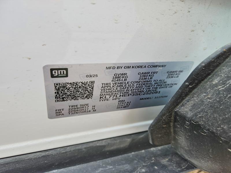 Продаж на аукціоні авто 2025 Chevrolet Trax, vin: KL77LHEP3SC252091, номер лоту: 51188696