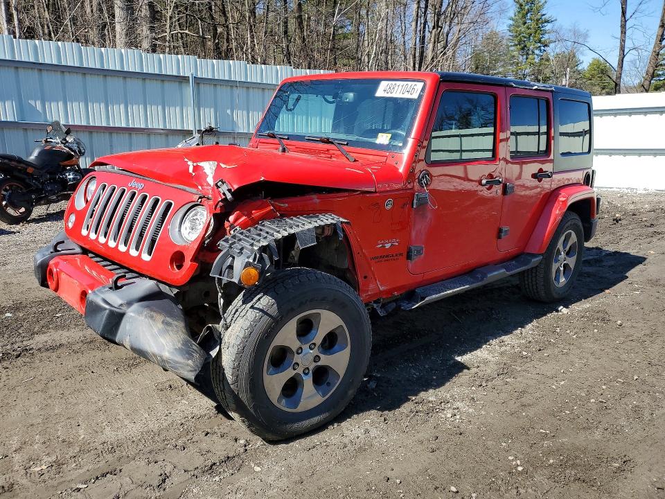 Продажа на аукционе авто 2017 Jeep Wrangler Unlimited, vin: 1C4BJWEG2HL576424, номер лота: 48811046