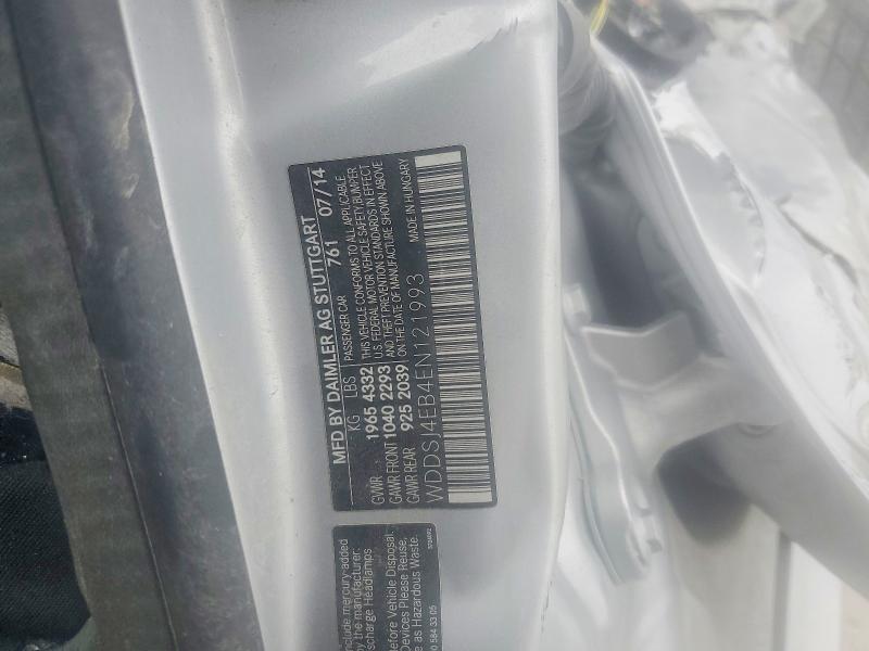 Продажа на аукционе авто 2014 Mercedes-benz Cla, vin: WDDSJ4EB4EN121993, номер лота: 49337186