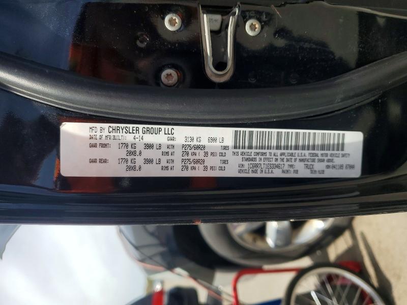 51666786 :رقم المزاد ، 1C6RR7LT1ES334617 vin ، 2014 Ram 1500 مزاد بيع