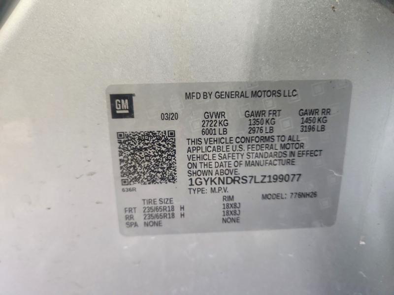 Продажа на аукционе авто 2020 Cadillac Xt5, vin: 1GYKNDRS7LZ199077, номер лота: 51686046