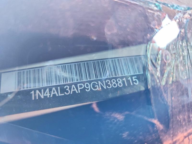 Aukcja sprzedaży 2016 Nissan Altima, vin: 1N4AL3AP9GN388115, numer aukcji: 49831026