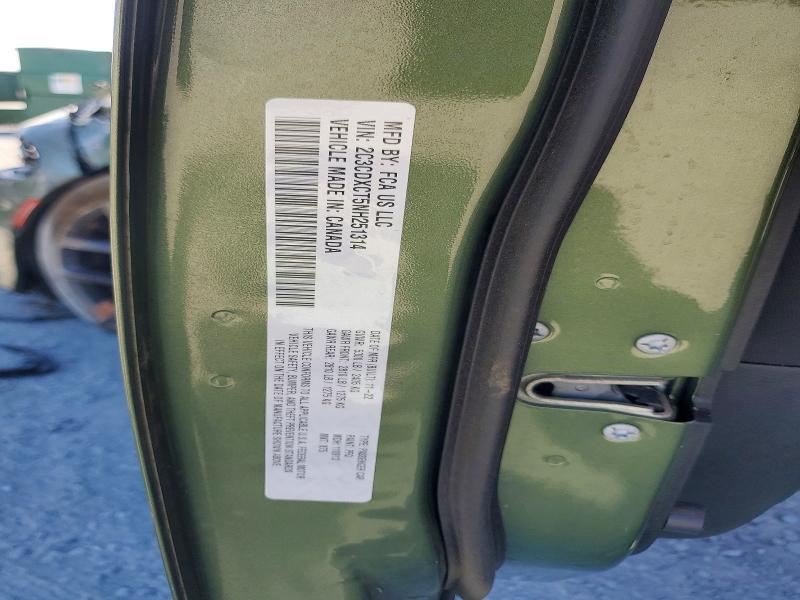 2022 Dodge Charger მანქანა იყიდება აუქციონზე, vin: 2C3CDXCT5NH251314, აუქციონის ნომერი: 49926896