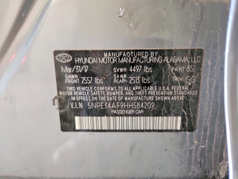 Aukcja sprzedaży 2017 Hyundai Sonata, vin: 5NPE34AF9HH584209, numer aukcji: 51652776