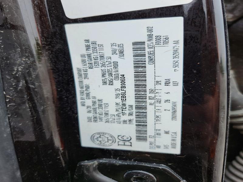 Aukcja sprzedaży 2020 Ford F150, vin: 1FTEW1EB6LFB90604, numer aukcji: 51090686