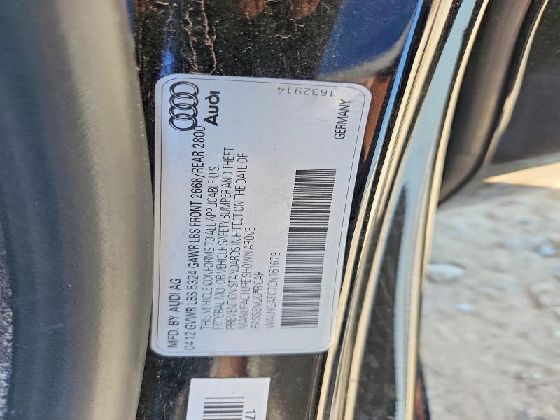 Aukcja sprzedaży 2012 Audi A7, vin: WAUYGAFC7CN161679, numer aukcji: 50747756