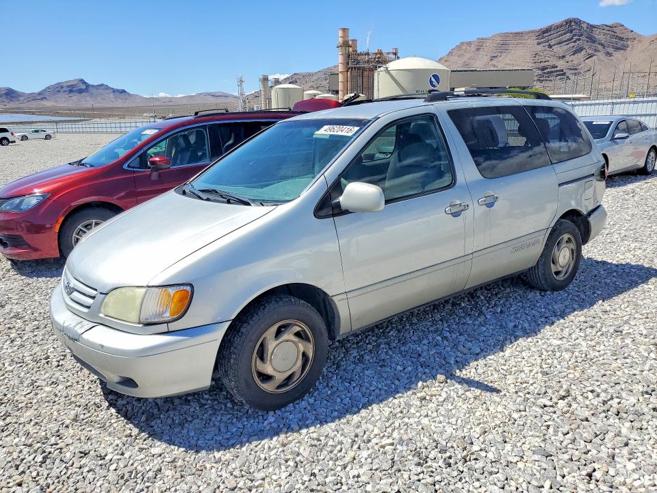2002 Toyota Sienna მანქანა იყიდება აუქციონზე, vin: 4T3ZF13CX2U492777, აუქციონის ნომერი: 49620416
