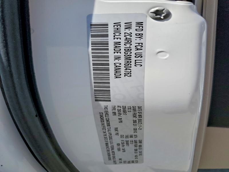 Продажа на аукционе авто 2021 Chrysler Pacifica, vin: 2C4RC1BG8MR604762, номер лота: 48342796
