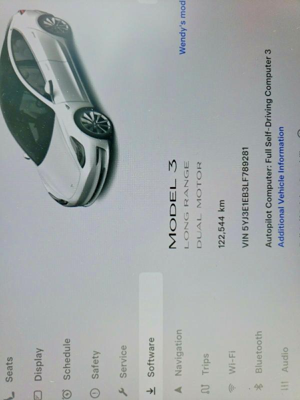 48912466 :رقم المزاد ، 5YJ3E1EB3LF789281 vin ، 2020 Tesla Model 3 مزاد بيع