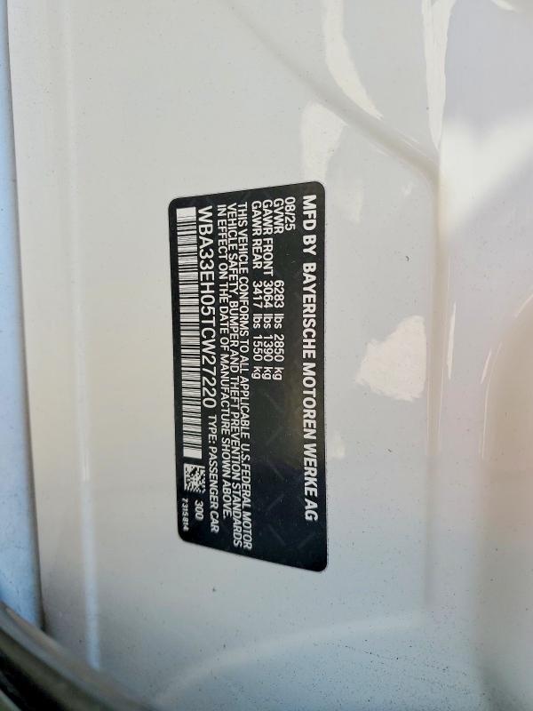 Продажа на аукционе авто 2026 Bmw 740, vin: WBA33EH05TCW27220, номер лота: 49194576