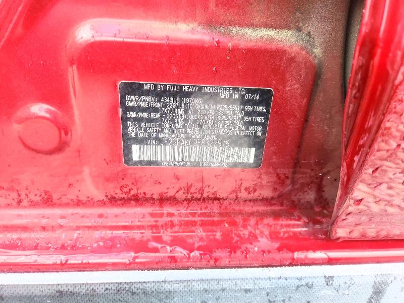 50531396 :رقم المزاد ، JF2GPAKC9E8322976 vin ، 2014 Subaru Xv Crosstrek مزاد بيع