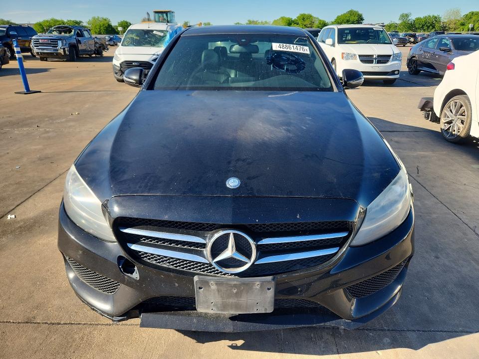 48861476 :رقم المزاد ، 55SWF4JB4HU229521 vin ، 2017 Mercedes-benz C مزاد بيع