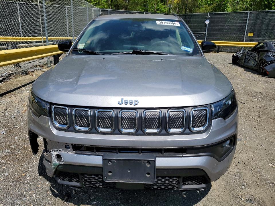 2022 Jeep Compass მანქანა იყიდება აუქციონზე, vin: 3C4NJDBB1NT221996, აუქციონის ნომერი: 50156306