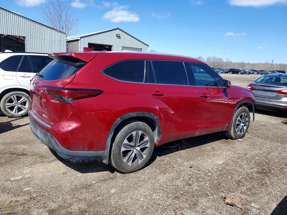 2022 Toyota Highlander Hybrid მანქანა იყიდება აუქციონზე, vin: 5TDGBRCH4NS560512, აუქციონის ნომერი: 50556076