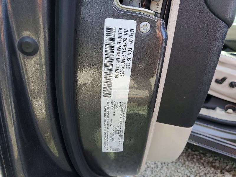 51203416 :رقم المزاد ، 2C4RC1L73MR585987 vin ، 2021 Chrysler Pacifica مزاد بيع