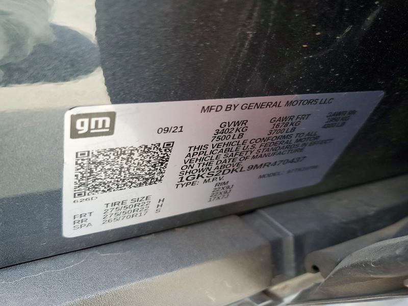 Продажа на аукционе авто 2021 Gmc Yukon, vin: 1GKS2DKL9MR470437, номер лота: 49074356