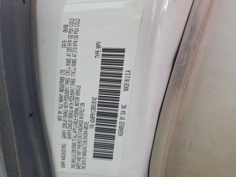 Продаж на аукціоні авто 2009 Subaru Outback, vin: 4S4BP61C096318142, номер лоту: 48682346