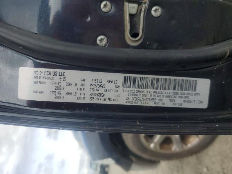 51212666 :رقم المزاد ، 1C6RR7LM5FS710892 vin ، 2015 Ram 1500 مزاد بيع