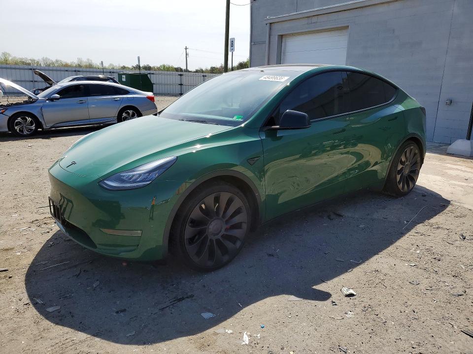 Продажа на аукционе авто 2020 Tesla Model Y, vin: 5YJYGDEF4LF033723, номер лота: 48499636