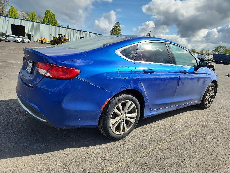 2015 Chrysler 200 მანქანა იყიდება აუქციონზე, vin: 1C3CCCAB0FN636052, აუქციონის ნომერი: 49764486