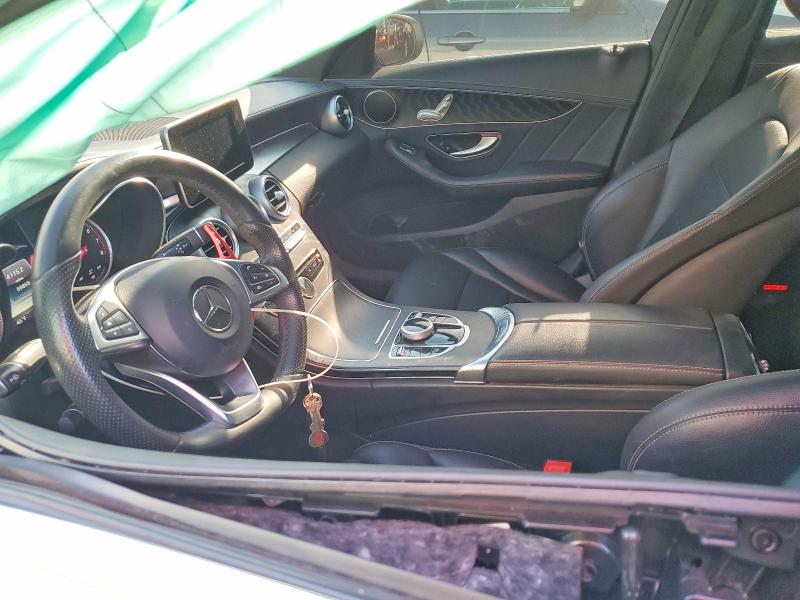 49081166 :رقم المزاد ، 55SWF4JB0HU184965 vin ، 2017 Mercedes-benz C مزاد بيع