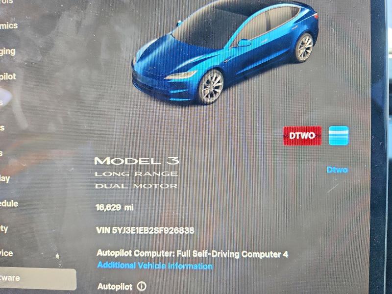 Продажа на аукционе авто 2025 Tesla Model 3, vin: 5YJ3E1EB2SF926838, номер лота: 48686226