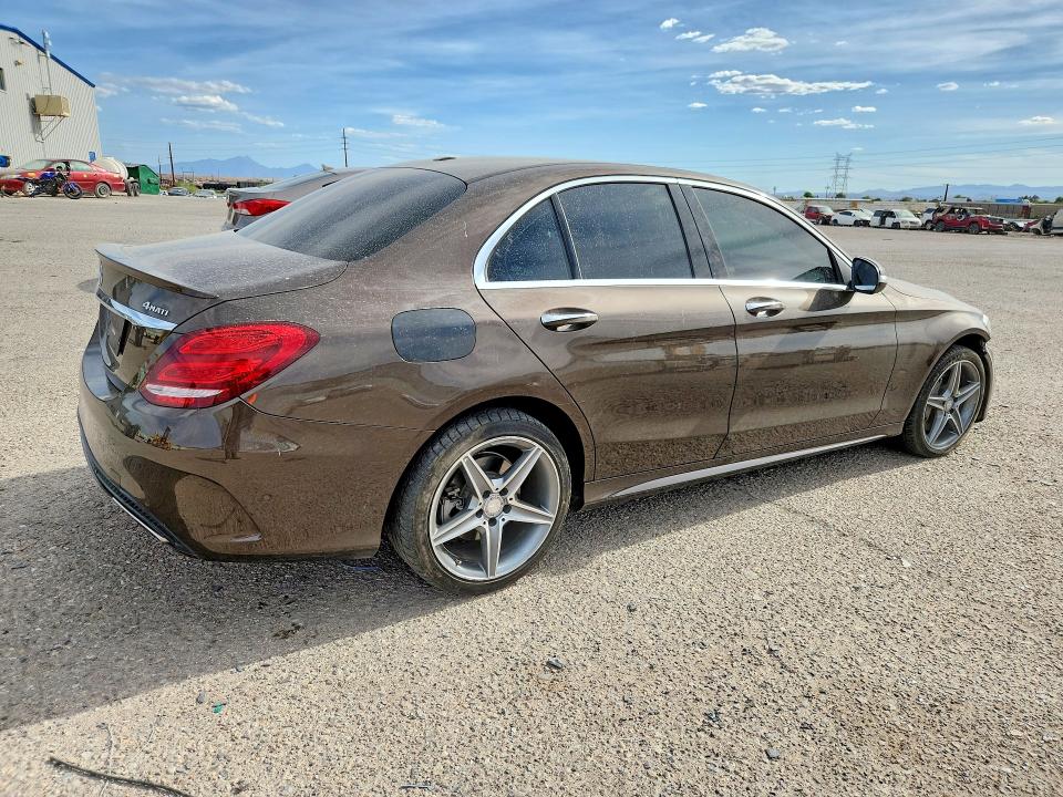 49410576 :رقم المزاد ، 55SWF6GB8FU042265 vin ، 2015 Mercedes-benz C مزاد بيع