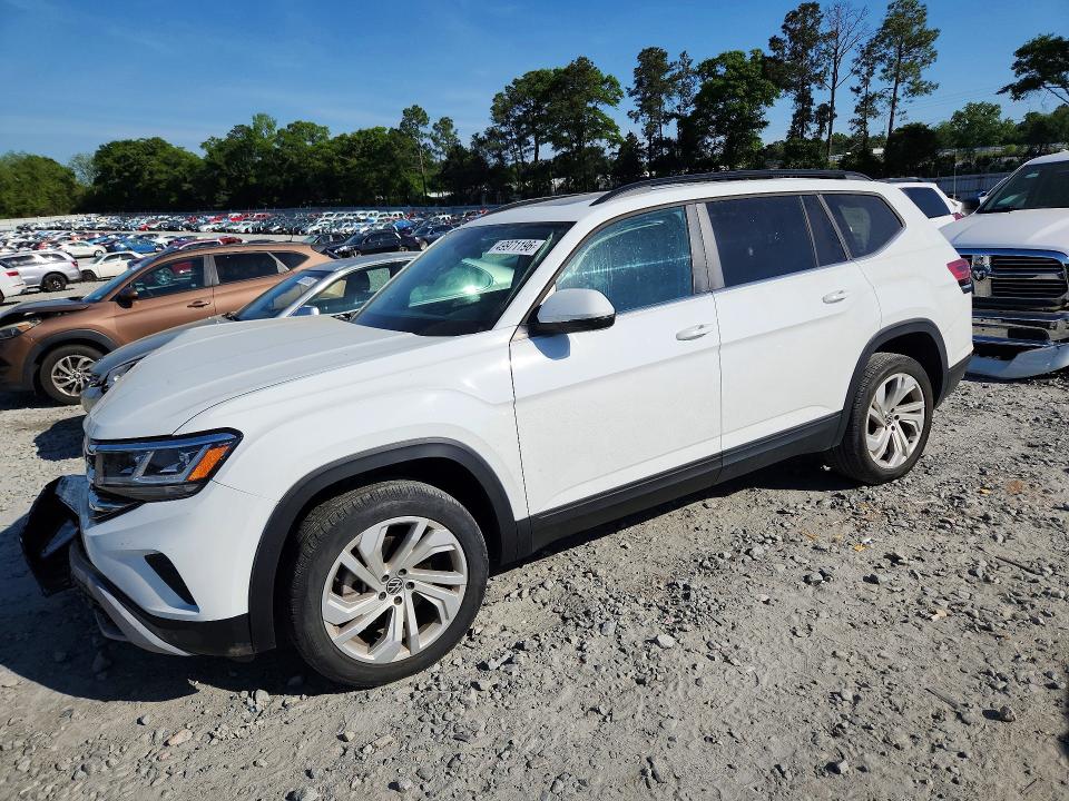 49971196 :رقم المزاد ، 1V2JR2CA5MC537332 vin ، 2021 Volkswagen Atlas مزاد بيع