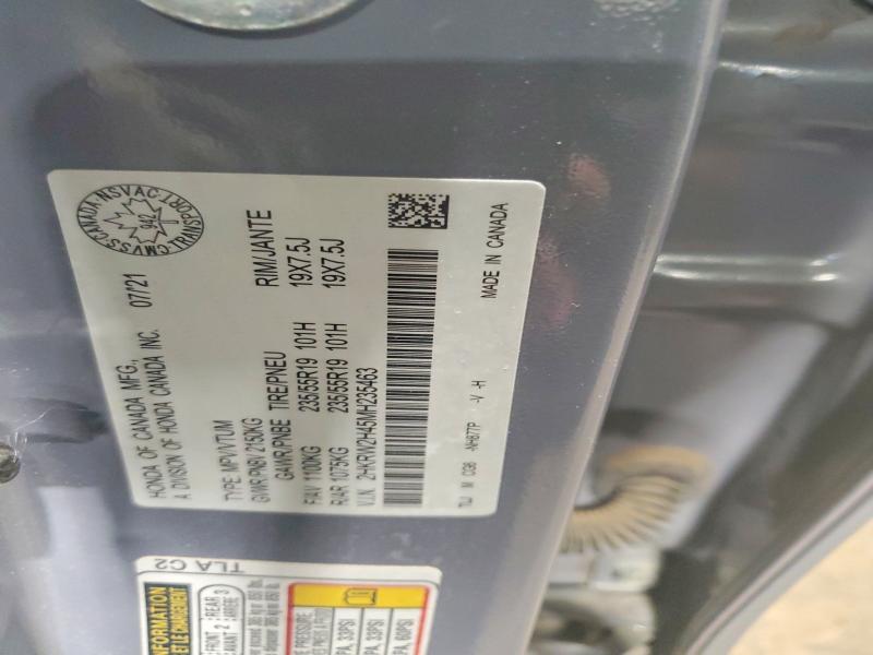 Продажа на аукционе авто 2021 Honda Cr-v, vin: 2HKRW2H45MH235463, номер лота: 51434396