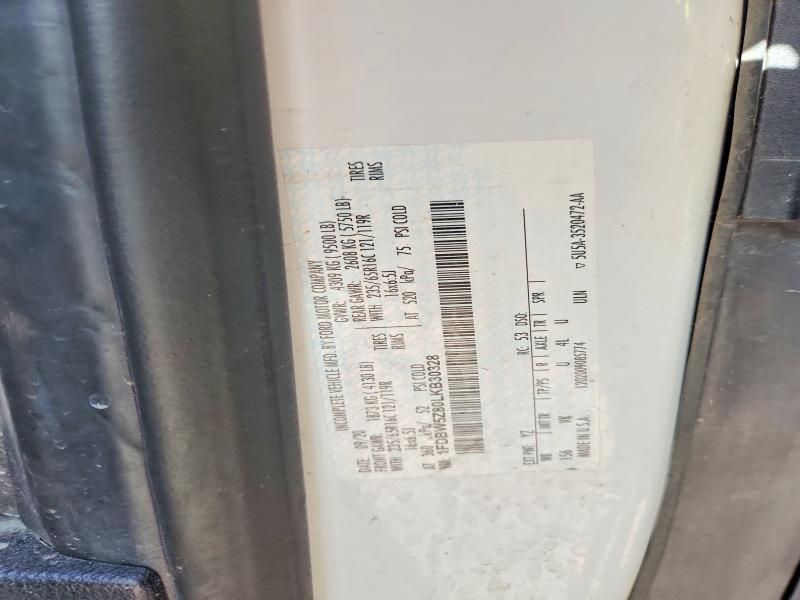 2020 Ford Transit მანქანა იყიდება აუქციონზე, vin: 1FDBW5Z80LKB30328, აუქციონის ნომერი: 49638416