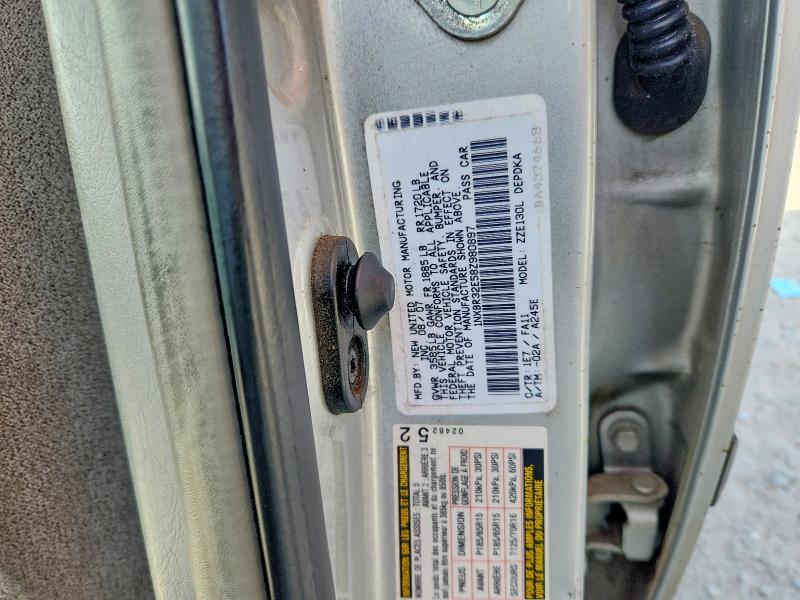 2008 Toyota Corolla მანქანა იყიდება აუქციონზე, vin: 1NXBR32E58Z980897, აუქციონის ნომერი: 49421636