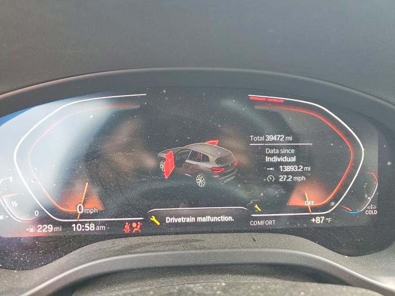 2020 Bmw X3 მანქანა იყიდება აუქციონზე, vin: 5UXTY3C05LLU72537, აუქციონის ნომერი: 50837856