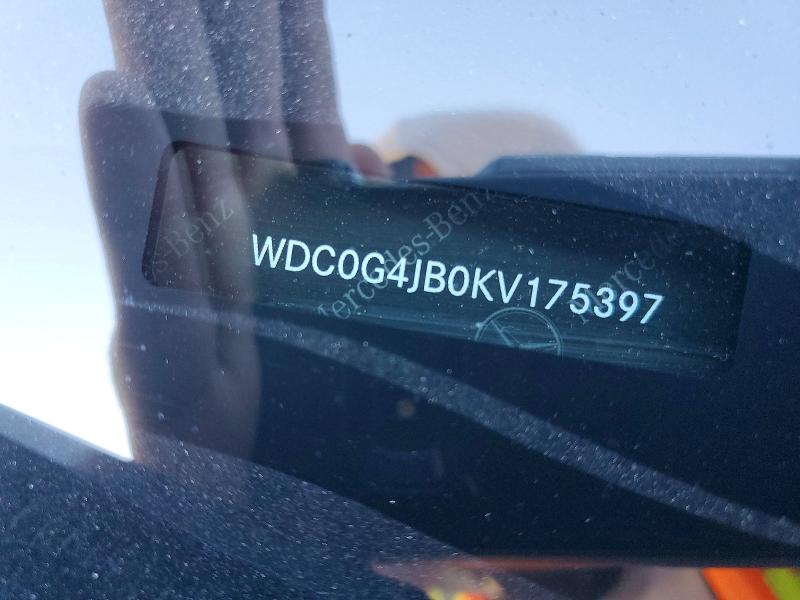 51019326 :رقم المزاد ، WDC0G4JB0KV175397 vin ، 2019 Mercedes-benz Glc مزاد بيع