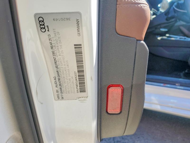 48816916 :رقم المزاد ، WAUFNBF43JA052037 vin ، 2018 Audi A4 مزاد بيع