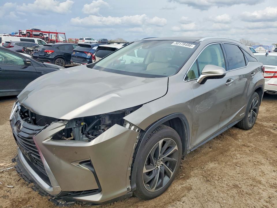 2018 Lexus Rx 450h მანქანა იყიდება აუქციონზე, vin: 2T2BGMCAXJC027001, აუქციონის ნომერი: 50178486