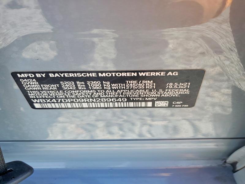 Продаж на аукціоні авто 2024 Bmw X3, vin: WBX47DP09RN289649, номер лоту: 51821646