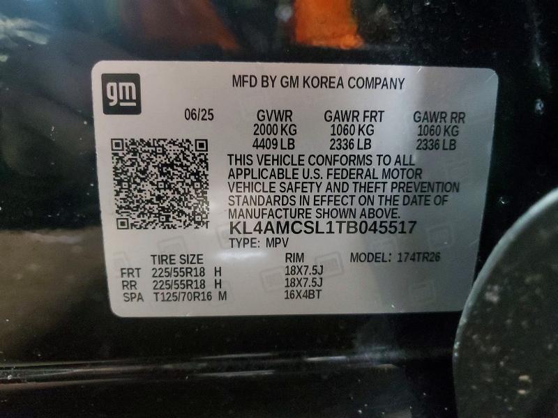 Продажа на аукционе авто 2026 Buick Encore Gx, vin: KL4AMCSL1TB045517, номер лота: 49929486